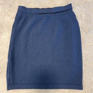 St john knit navy skirt size 8